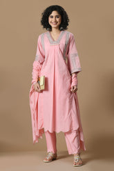 Pink Kurta Set