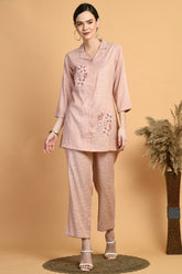 Peach Kurta Set