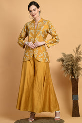 Mustard Kurta Set