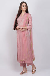 Rose Gold Kurta Set