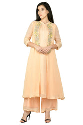 Peach Kurta Set