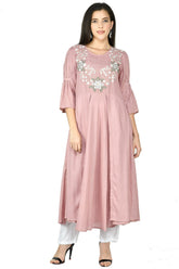 Rose Gold Kurta Set
