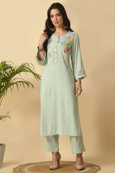 Light Green Kurta Set