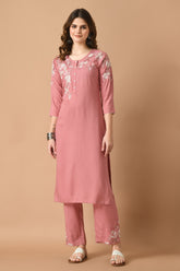 Rose Gold Kurta Set