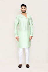 Mint Green Kurta with Straight Fit Pant