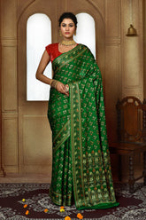 Green Banarasi Silk Saree