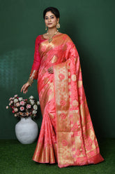 Pine Banarasi Silk Saree