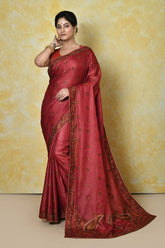 Mehrom Banarasi Silk Saree