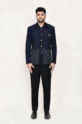Navy Blue Jacket with Pant