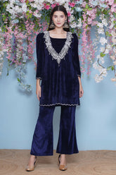 Navy Blue Coord Set with inner