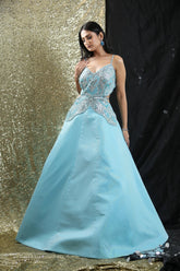 Blue Butterfly Gown