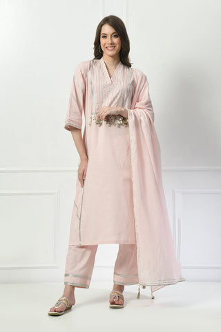 Cream Kurta Set