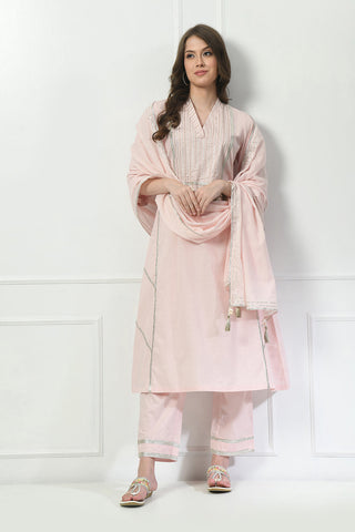 Cream Kurta Set