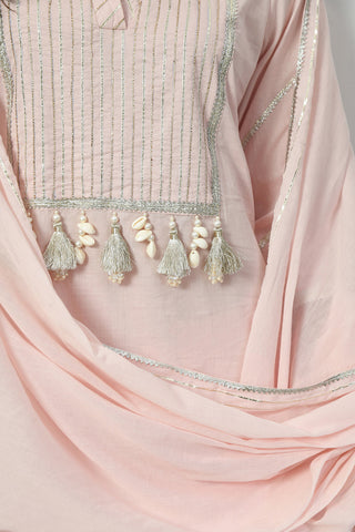Cream Kurta Set