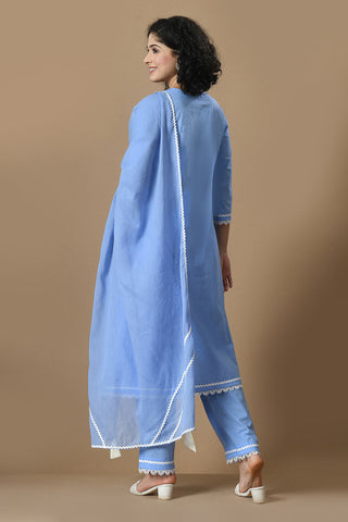 Light Blue Kurta Set