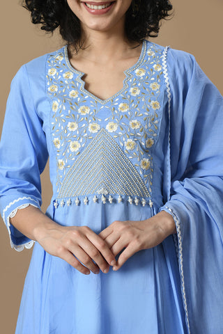 Light Blue Kurta Set