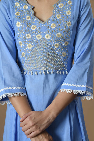 Light Blue Kurta Set