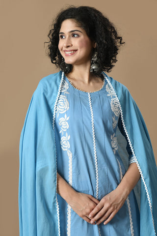 Light Blue Kurta Set