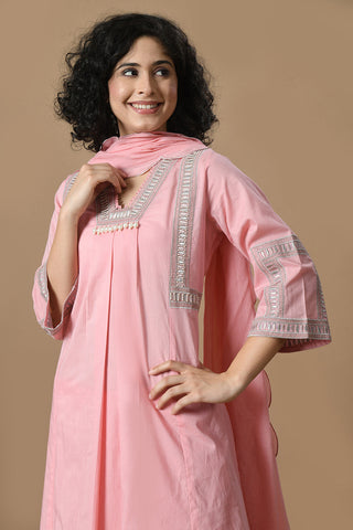 Pink Kurta Set