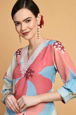 Print Kurta Set
