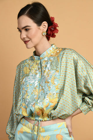 Green Kurta Set