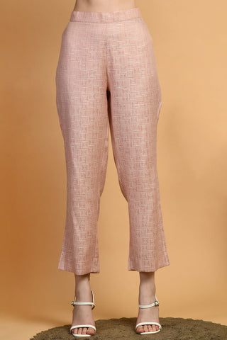 Peach Kurta Set