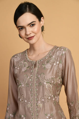 Coffee Kurta Set