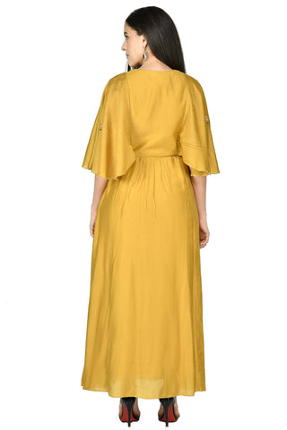 Mustard Kurta Set