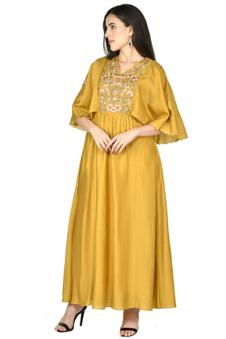 Mustard Kurta Set