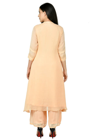 Peach Kurta Set