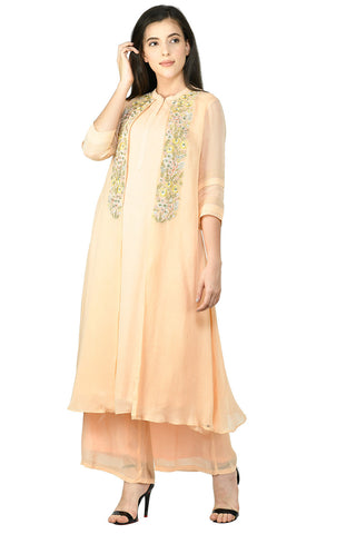 Peach Kurta Set