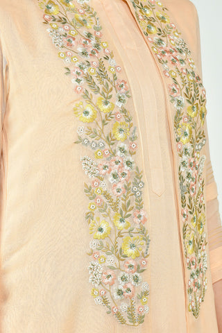 Peach Kurta Set