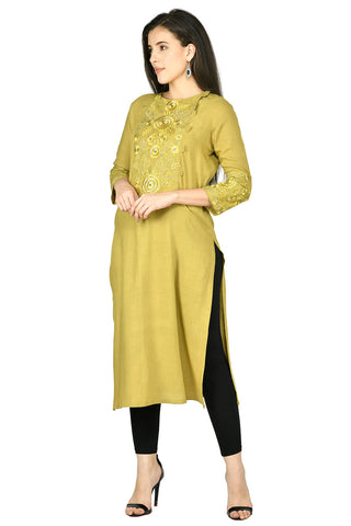 Mehendi Kurta Set