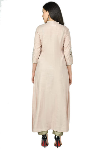 Beige Kurta Set