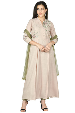 Beige Kurta Set