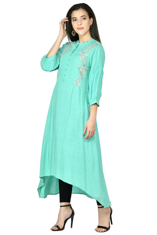 Sea Green Kurta Set