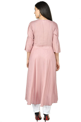Rose Gold Kurta Set