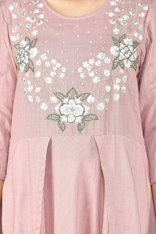 Rose Gold Kurta Set