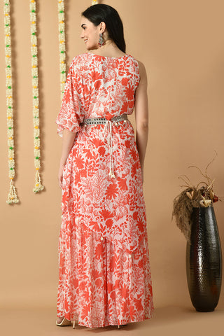 Red Kurta Set