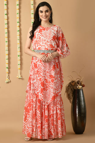 Red Kurta Set