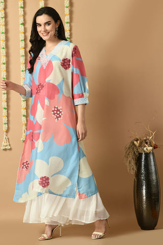 Print Kurta Set