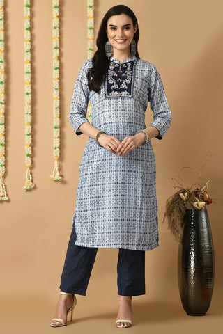 Blue Kurta Set