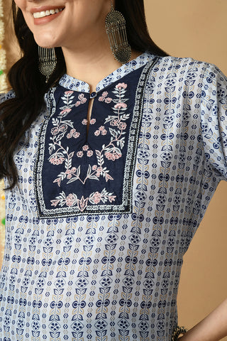 Blue Kurta Set