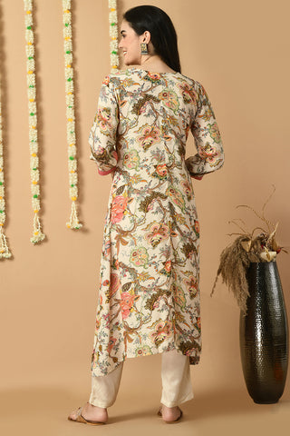 White Kurta Set
