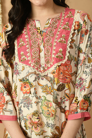 White Kurta Set