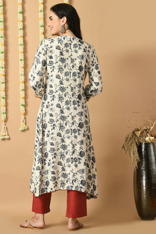 White Kurta Set