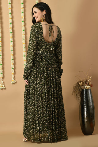 Green Kurta Set