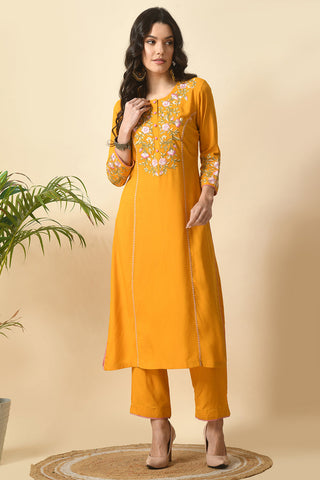 Yellow Kurta Set