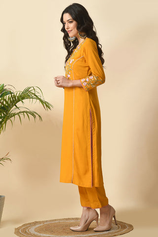 Yellow Kurta Set