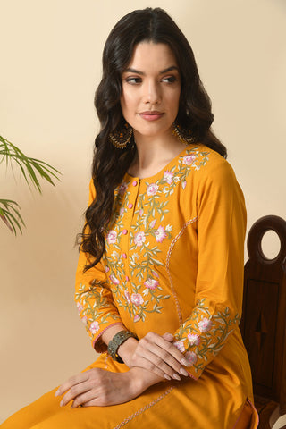Yellow Kurta Set